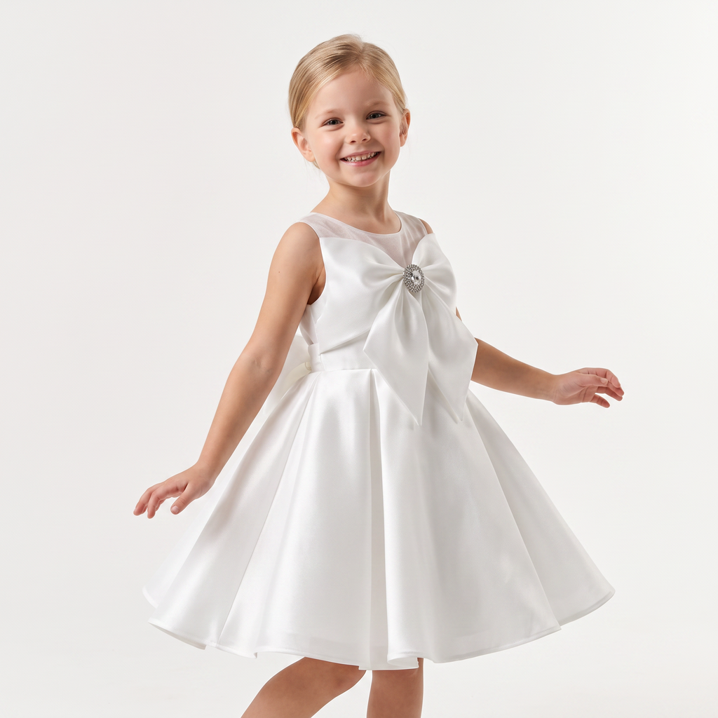 Sofia Bow Girls Formal Dress